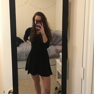 Forever 21 Black Fit and Flare Dress